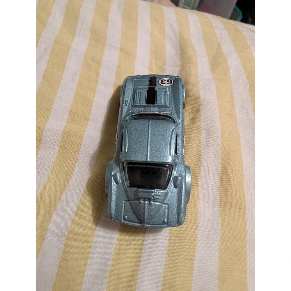 Mattel Hot Wheels Corvette Grand Sport Metallic Blue Race Day 63 Toy Car 1:64